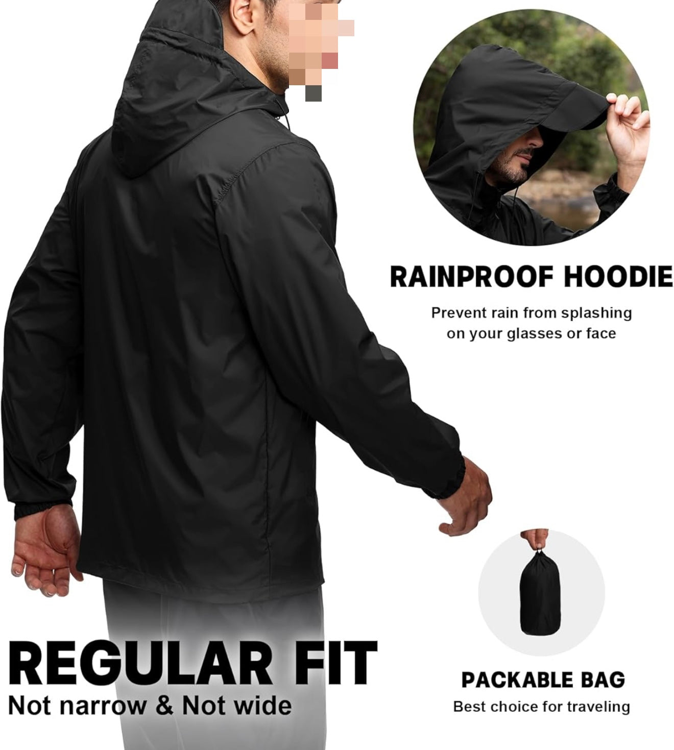 Rain Jacket Lightweight