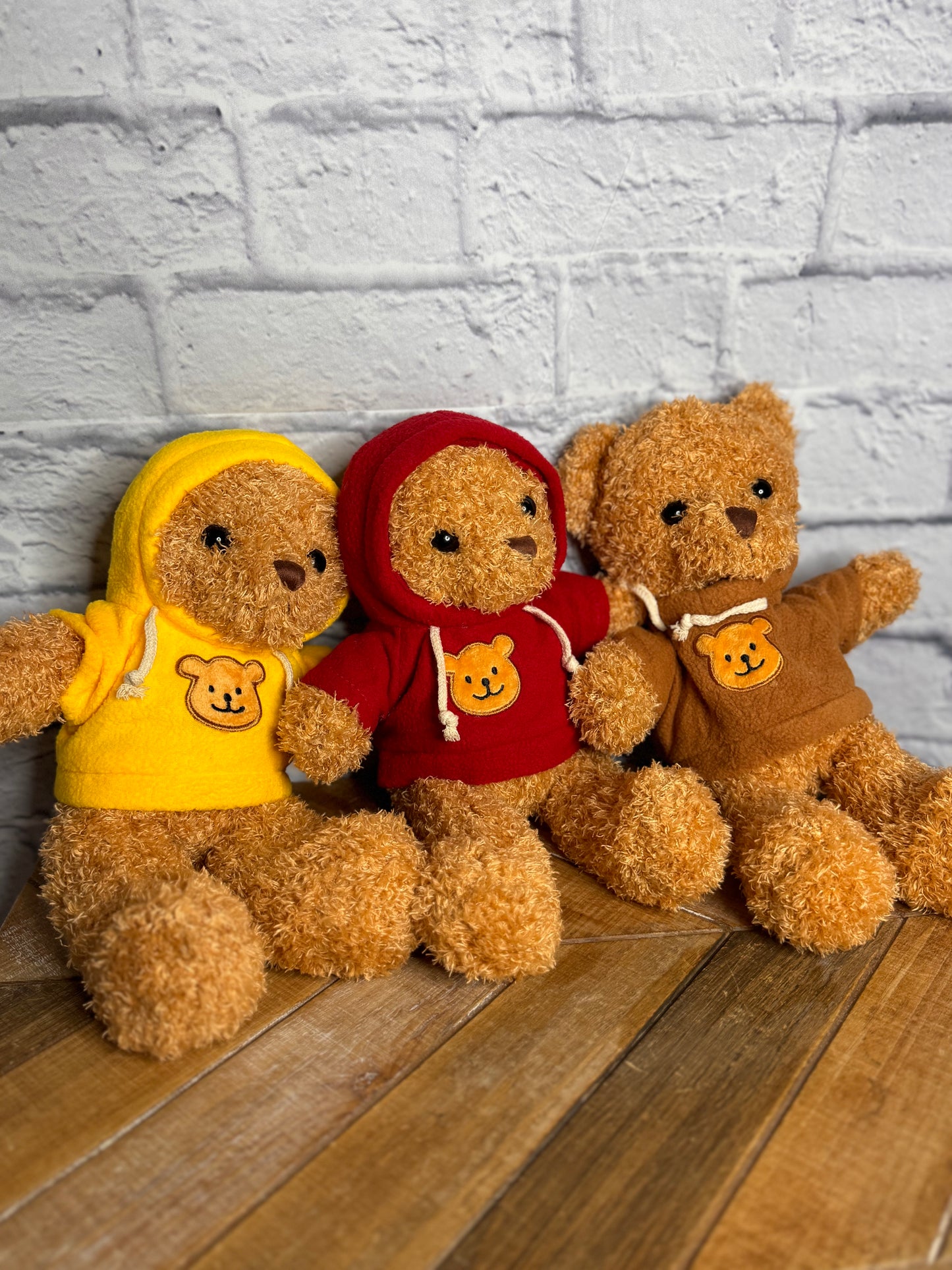Shaggy Bear with Hoodie Bow Tie