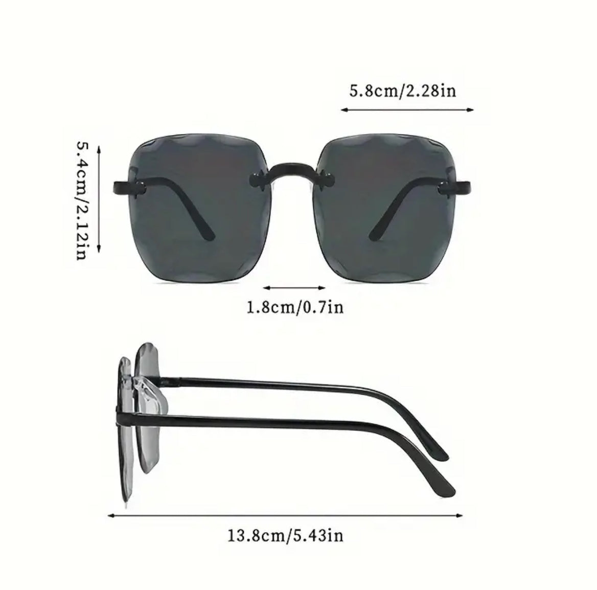 Frameless Women’s Sunglasses
