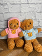 Shaggy Bear with Hoodie Bow Tie